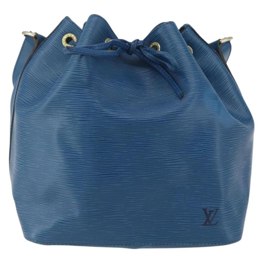 Louis Vuitton Petit Noe Epi Leather Blue Leather Shoulder Bag Bag